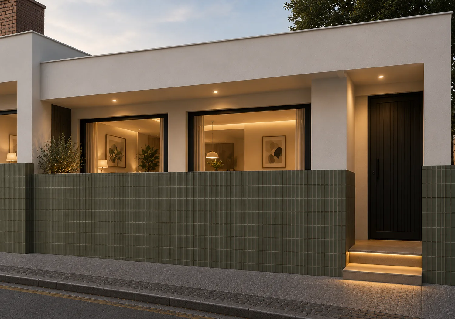 Fachada proyectada