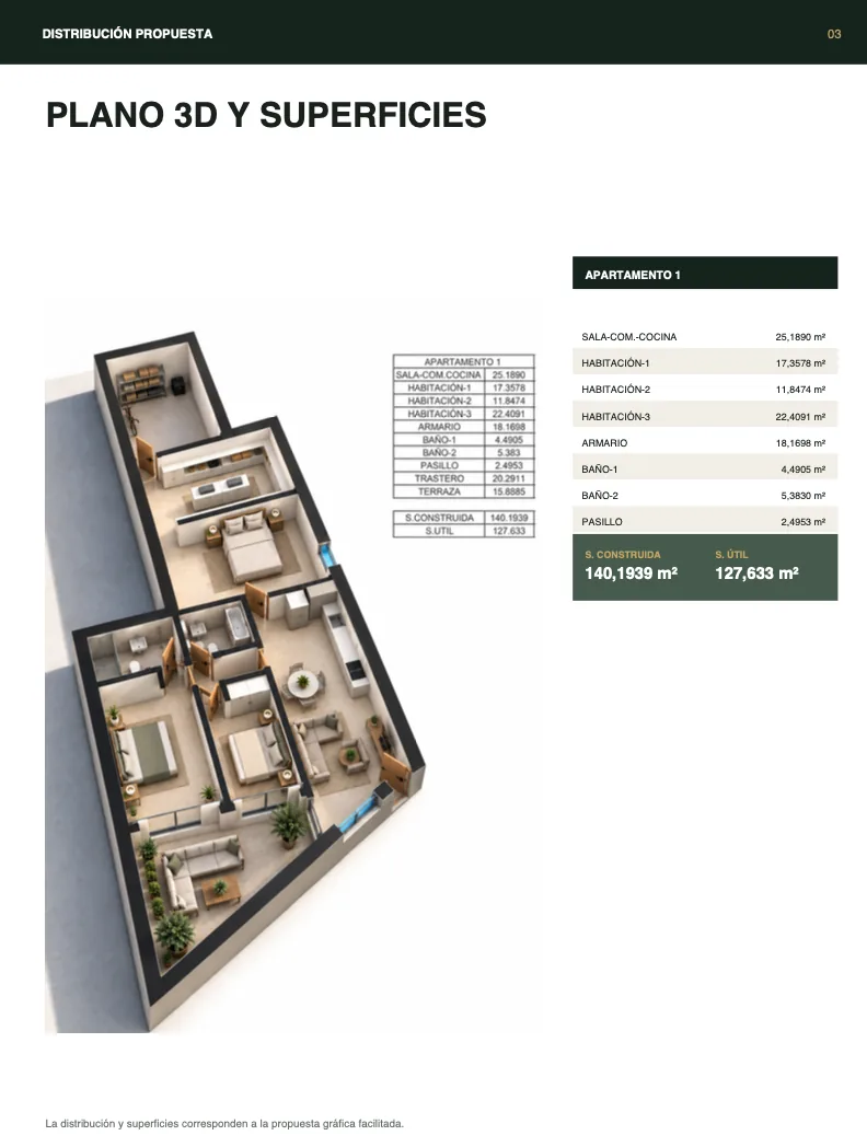 Plano 3D Vivienda 01